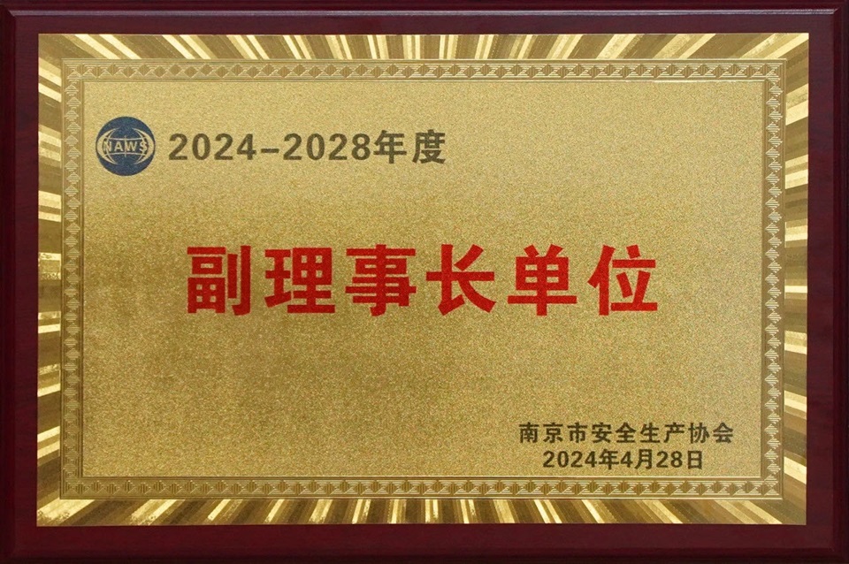 南京市安全生產協會副理事長單位
